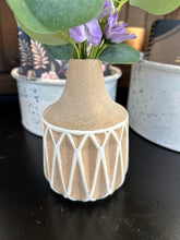 Load image into Gallery viewer, Modern Stoneware Organic Vase | Tan
