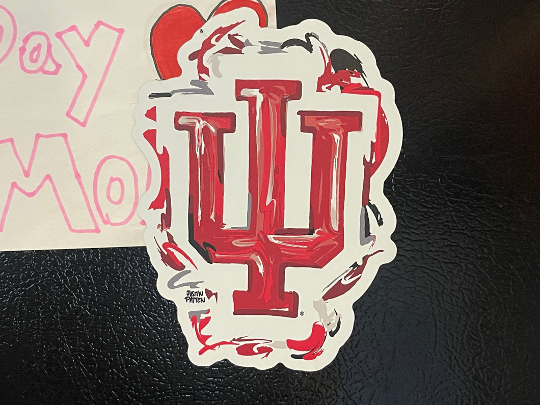 Indiana University IU Trident Magnet by Justin Patten (4