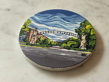 Load image into Gallery viewer, Purdue University Gateway to the Future Stone Coaster by Justin Patten
