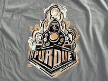 Load image into Gallery viewer, Purdue University Boilermaker Special Unisex Short Sleeve Grey Comfort Colors Tee by Justin Patten
