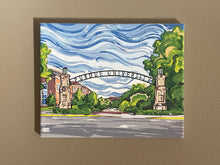 Load image into Gallery viewer, Purdue University 20&quot; x 16&quot; Gateway to the Future Wrapped Canvas Print by Justin Patten
