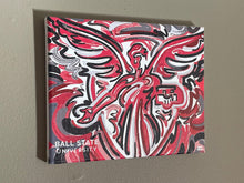 Load image into Gallery viewer, Ball State University 10&quot; x 8&quot; Benny Wrapped Canvas Print by Justin Patten

