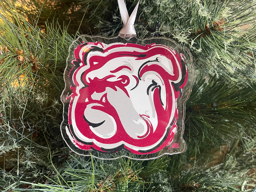 Mississippi State University Mascot Ornament by Justin Patten