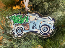 Load image into Gallery viewer, Yale University Truck Ornament by Justin Patten
