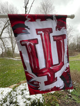 Load image into Gallery viewer, Indiana University IU House Flag by Justin Patten
