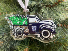 Load image into Gallery viewer, Butler University Christmas Tree Truck Ornament by Justin Patten
