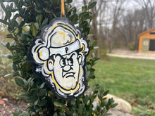 Load image into Gallery viewer, Purdue University Santa Pete Ornament by Justin Patten
