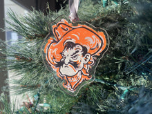 Load image into Gallery viewer, Oklahoma State University Pistol Pete Mascot Ornament by Justin Patten
