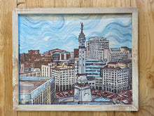 Load image into Gallery viewer, Indianapolis Skyline 20&quot; x16&quot; Print by Justin Patten
