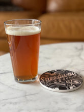 Load image into Gallery viewer, Speedway Indiana Stone Coaster by Justin Patten
