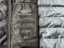 Load image into Gallery viewer, Indianapolis Motor Speedway Wing and Wheel Zip Up Packable Jacket by Justin Patten (Black)
