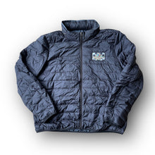 Load image into Gallery viewer, Indianapolis Motor Speedway Wing and Wheel Zip Up Packable Jacket by Justin Patten (Black)
