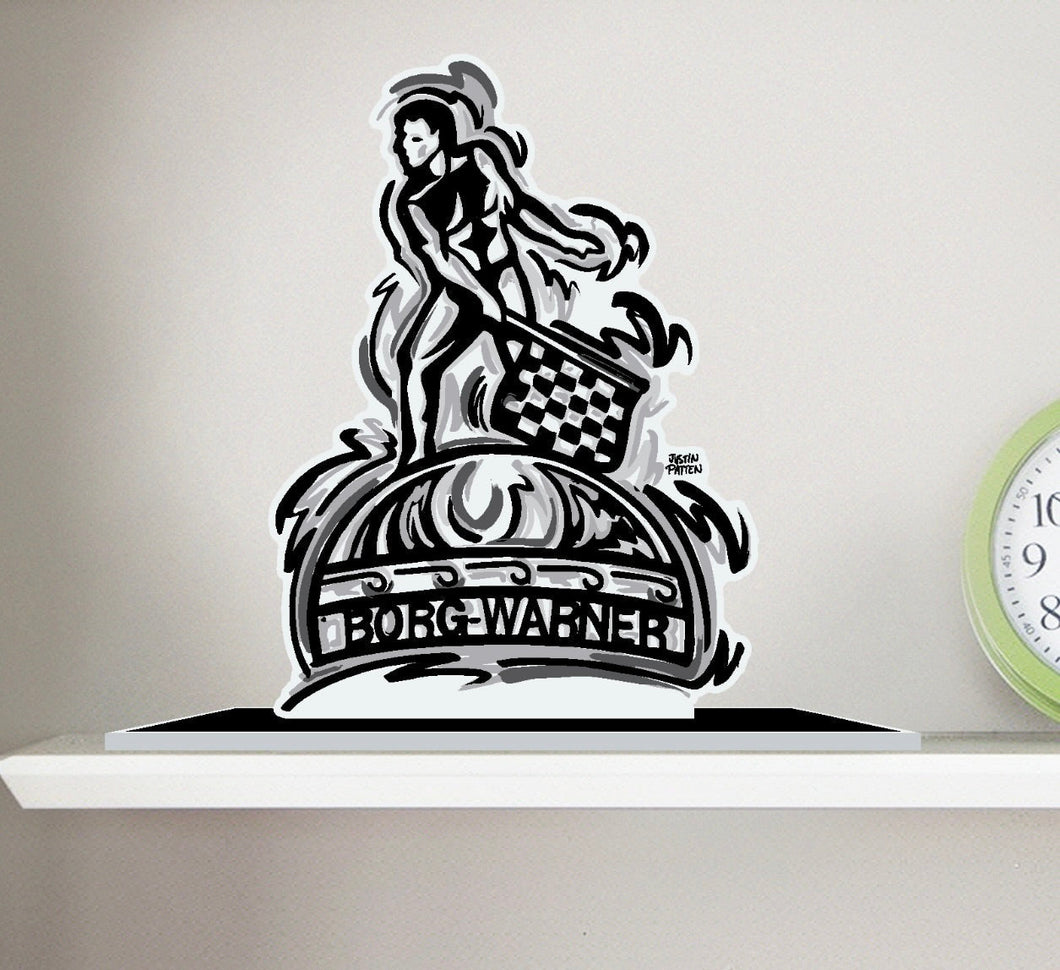 Borg Warner Trophy Standee by Justin Patten (Indianapolis Motor Speedway)