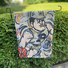 Load image into Gallery viewer, Purdue University Basketball Pete Garden Flag 12&quot; x 18&quot; by Justin Patten
