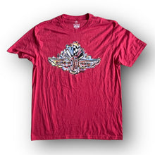Load image into Gallery viewer, Indianapolis Motor Speedway Wing and Wheel Tee by Justin Patten (Red Heather)
