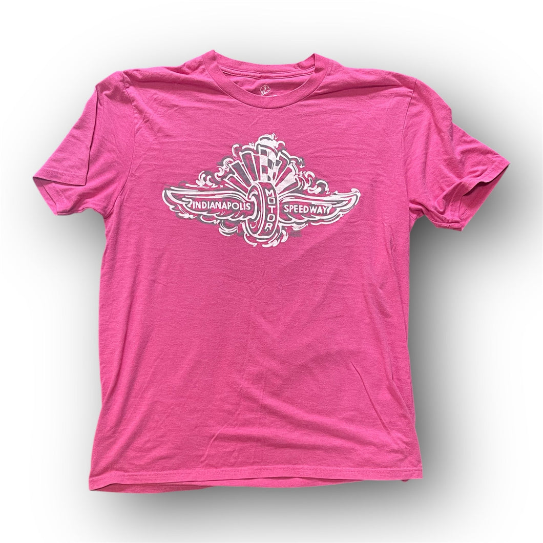 Indianapolis Motor Speedway Wing and Wheel Pink 