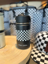 Load image into Gallery viewer, Black and White Checkered Insulated Cup | 12oz
