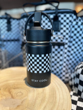 Load image into Gallery viewer, Black and White Checkered Insulated Cup | 12oz
