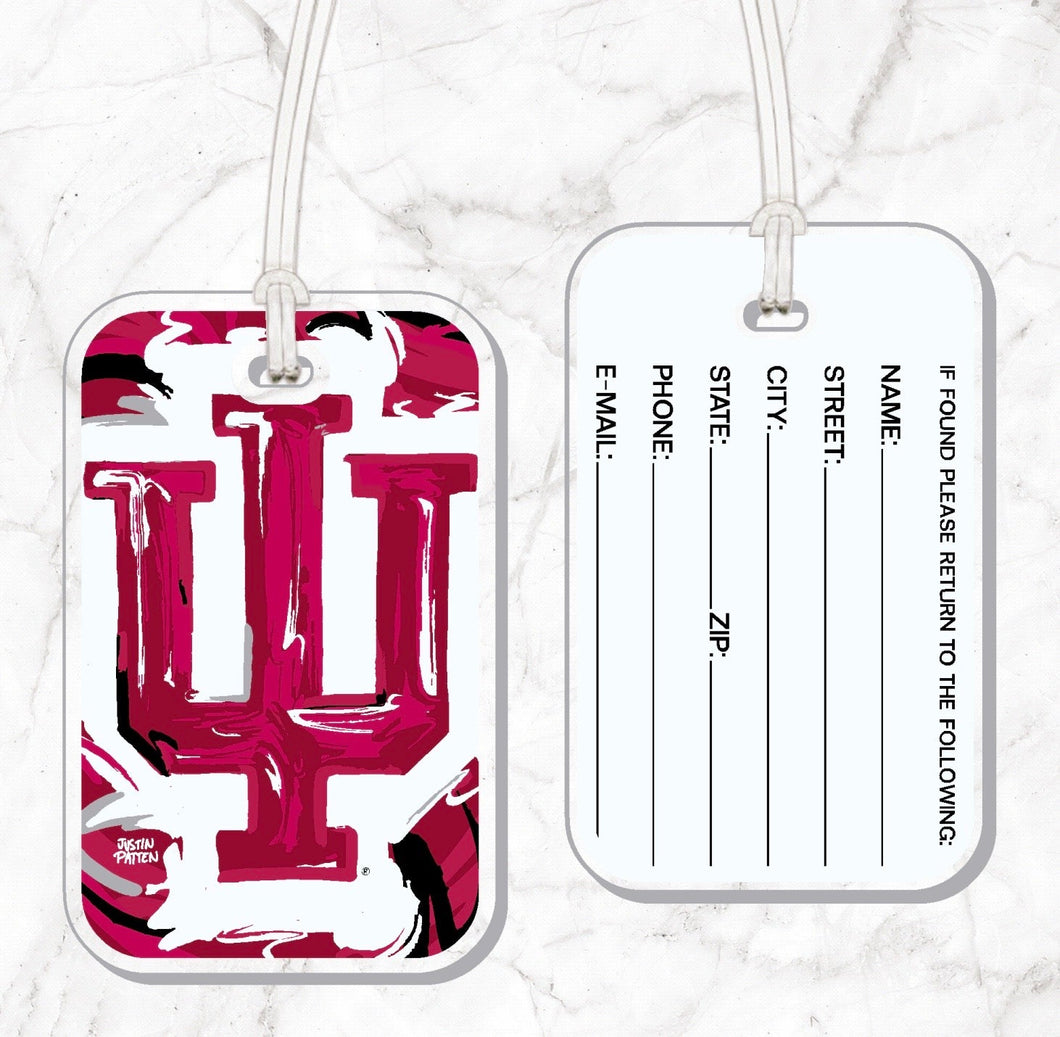 Indiana University Bag Tag by Justin Patten