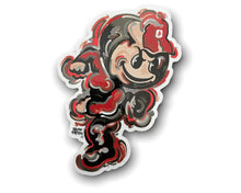 Load image into Gallery viewer, The Ohio State University Vintage Brutus Vinyl Sticker by Justin Patten
