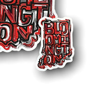 Load image into Gallery viewer, Indiana University Bloomington Indiana Mini Vinyl Sticker by Justin Patten

