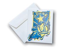 Load image into Gallery viewer, Indiana Note Card Set of 6 by Justin Patten
