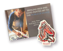 Load image into Gallery viewer, Ball State University Mini Magnet by Justin Patten
