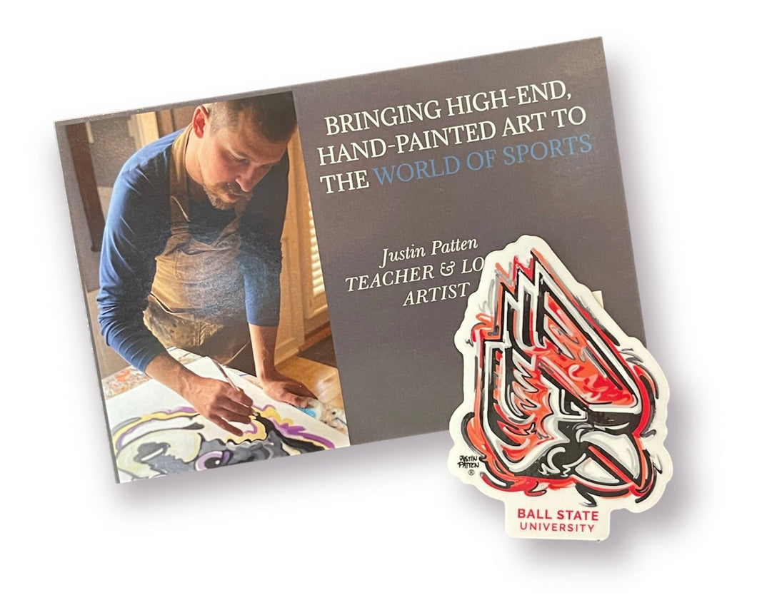Ball State University Mini Magnet by Justin Patten