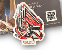 Load image into Gallery viewer, Ball State University Mini Magnet by Justin Patten
