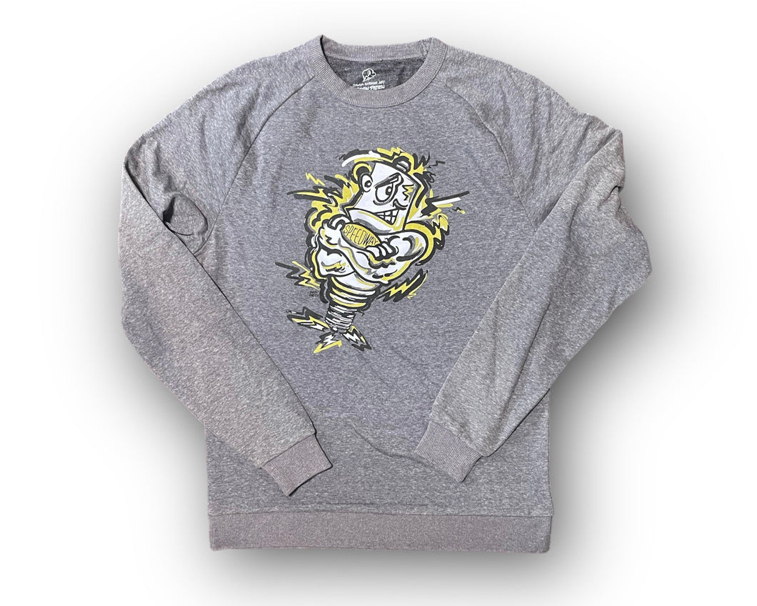 Speedway Schools Mascot Unisex Crew Fleece by Justin Patten