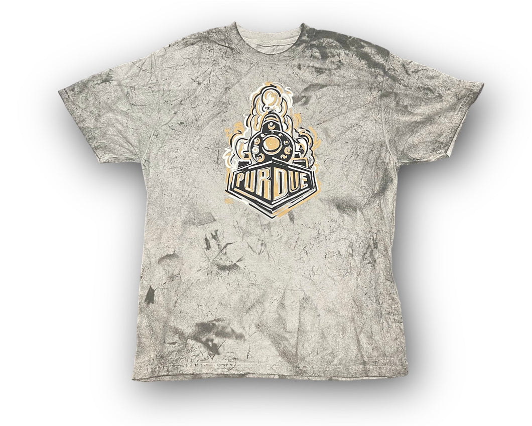 Purdue Boilermaker Special Unisex Short Sleeve Distressed Tee by Justin Patten
