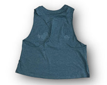Load image into Gallery viewer, Indianapolis Motor Speedway Wing and Wheel Women&#39;s Crop Racerback Tank by Justin Patten (2 Colors)

