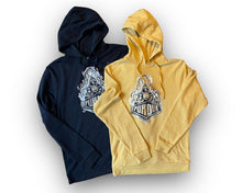 Load image into Gallery viewer, Purdue Boilermaker Special Unisex Fleece Hoodie by Justin Patten (Vintage Gold Heather)
