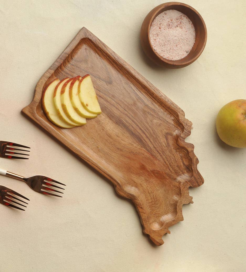 Indiana Wooden Serving Tray