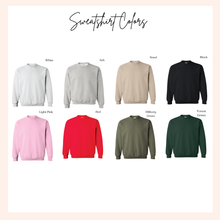 Load image into Gallery viewer, SLEIGH Christmas Holiday Fleece Crewneck Sweatshirt 
