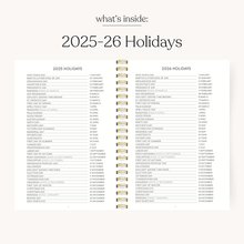 Load image into Gallery viewer, Pink Trellis 2025-2026 Academic Planner
