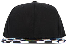 Load image into Gallery viewer, Checkered Brim Snapback
