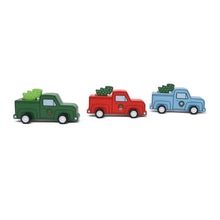 Load image into Gallery viewer, Pull Back Retro Truck &amp; Christmas Tree Truck | Choose Your Color
