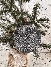 Load image into Gallery viewer, Black &amp; White Glass Ornament
