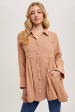 Load image into Gallery viewer, Button Down Tunic Shirt/Dress
