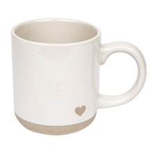 Load image into Gallery viewer, Heart Stoneware Coffee Mug
