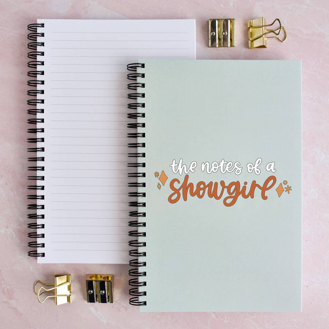 Notes of a Showgirl Notebook