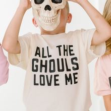 Load image into Gallery viewer, All the Ghouls love me Halloween Toddler and Youth Shirt
