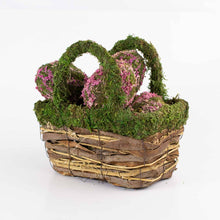 Load image into Gallery viewer, Dorothy Moss Basket | Green/Natural | 10x9x7
