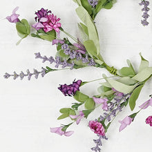 Load image into Gallery viewer, Mixed Flowers Wreath | Lavender
