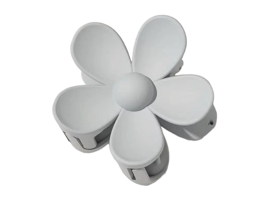 Flower Claw Clip | Black or Gray