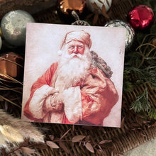 Load image into Gallery viewer, Vintage Santa Christmas Box

