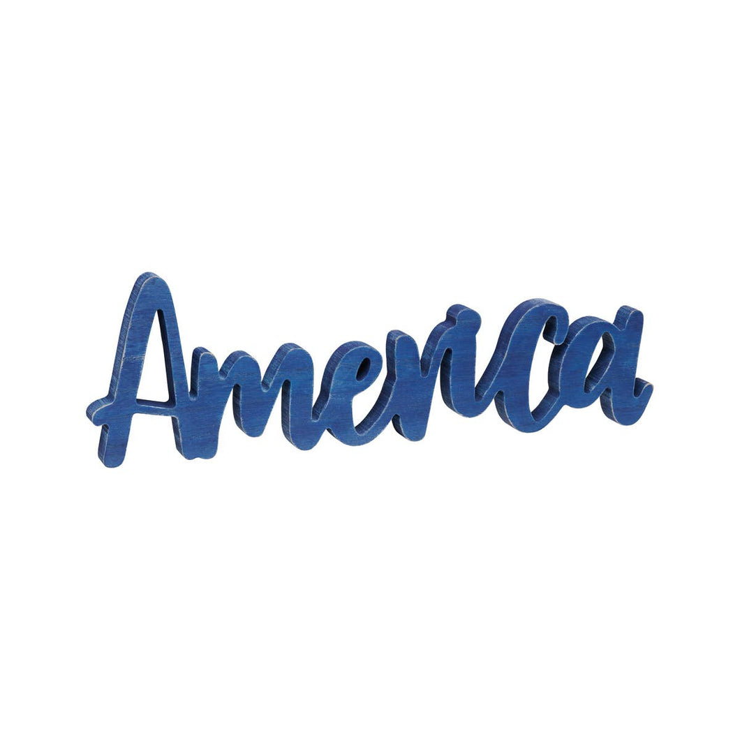 America Word Cutout