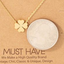 Load image into Gallery viewer, Mini Clover Pendant Necklace | Choose Your Color
