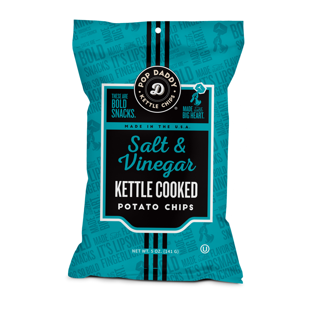 Salt and Vinegar Kettle Cooked Potato Chips 5.0 oz